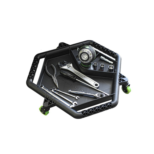 Mychanic 5284801MC Rolling Tool Creeper 24" W X 4" H Black Black