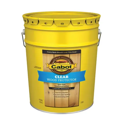 140.000.008 Wood Protector, Clear, Liquid, 5 gal