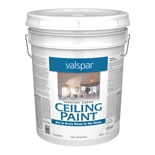 027.000.008 Interior Paint, Flat, White, 5 gal