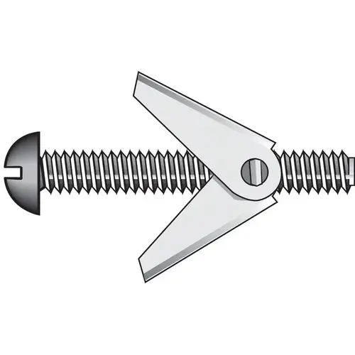 Toggle Bolt Fas-N- Tite 1/8" D X 3" L Truss Steel