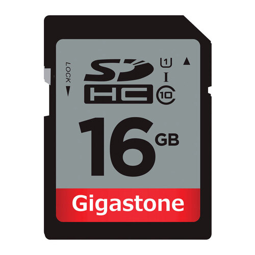 Gigastone GS-SDHCU116G-R SD Flash Memory Card Black