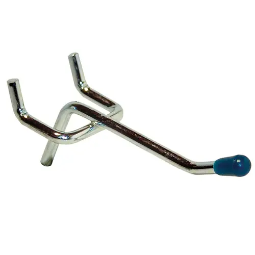 Peg Hooks Zinc Plated Silver Steel 2" Zinc Plated