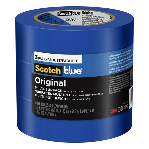 Original Painter's Tape 1.41" W X 60 yd L Blue Medium Strength Original Painter's Tape Blue