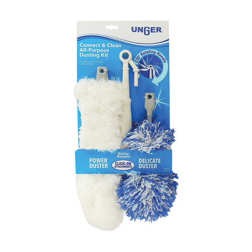Unger 978270 Duster Kit Connect & Clean Microfiber 15" L