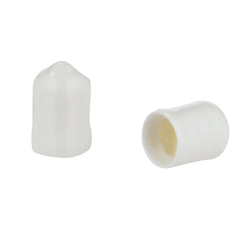 Rubbermaid 3D60-LW-WHT End Caps 6.8" H X 4.5" W X .4" L Plastic White