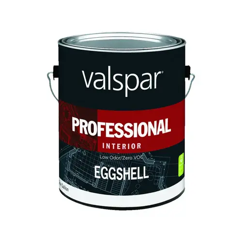 Professional 045.00.007 Interior Paint, Eggshell, White, 1 gal