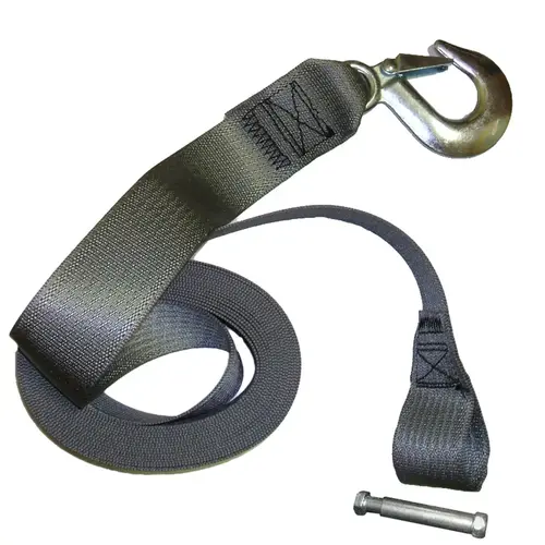 Multinautic 34300 Winch Strap, Polyester Gray