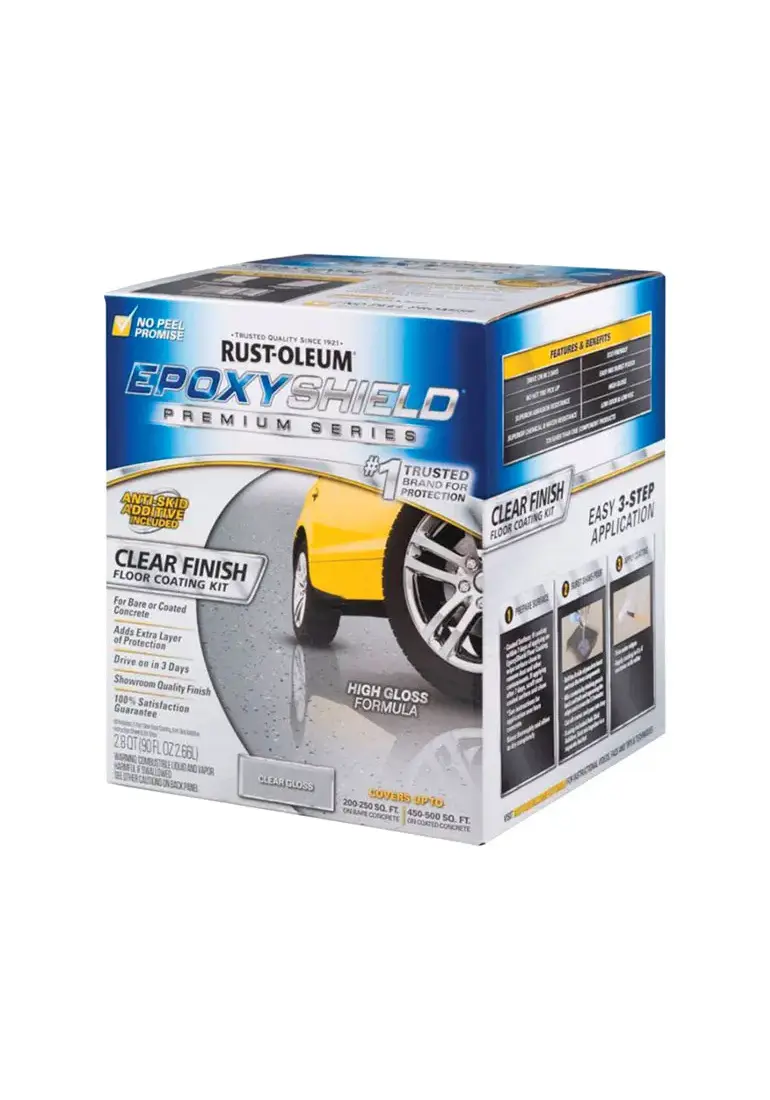 Rust-Oleum 292514 EPOXYSHIELD Floor Coating Kit, High-Gloss