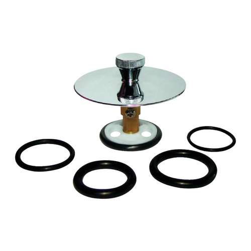 Keeney K82636PC Tub Stopper 2" Polished Chrome Metal Polished Chrome