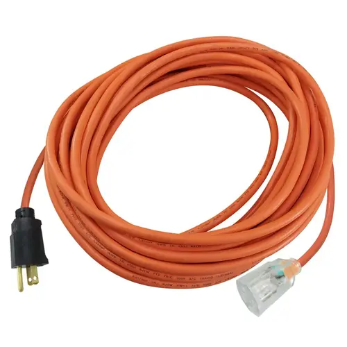 Extension Cord Indoor or Outdoor 50 ft. L Orange 12/3 SJTW Orange