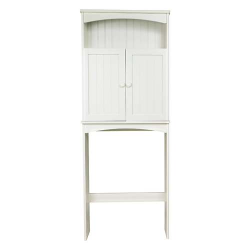 Zenith Products 9107W Bathroom Spacesaver Cottage Collection White Wood White