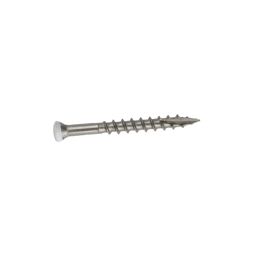 Deck Screws PrimeGuard Max No. 7 S X 1-5/8" L Star Trim Head 1 lb White - pack of 6