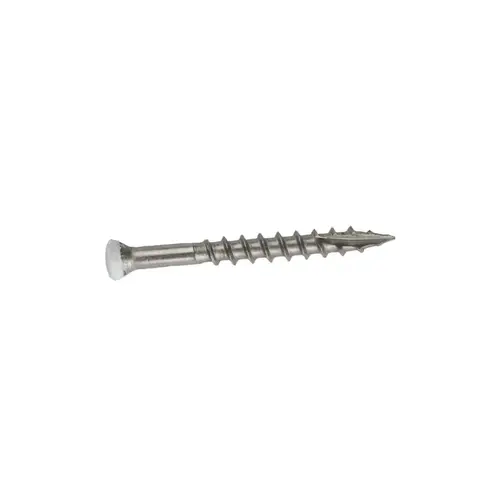 Deck Screws PrimeGuard Max No. 7 wire X 1-5/8" L Star Trim Head 1 lb White