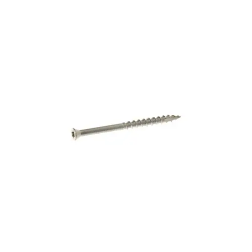 Deck Screws PrimeGuard Max No. 7 wire X 3" L Star Trim Head 1 lb Gray