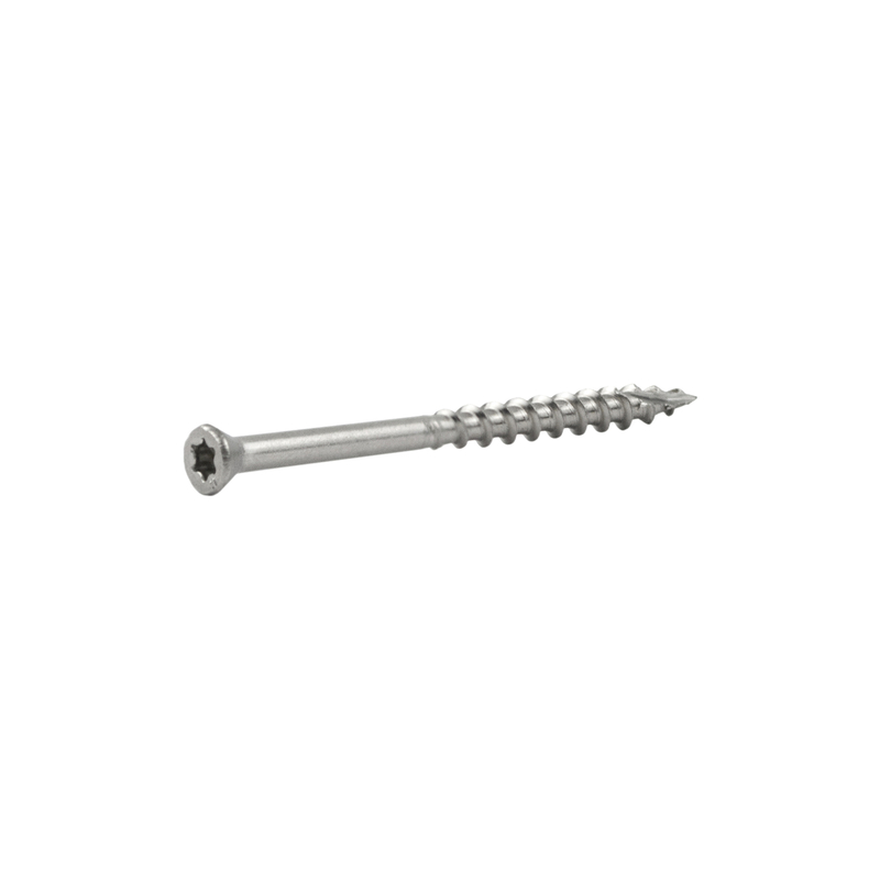 Grip-Rite MAXS214TH3051 Deck Screws PrimeGuard Max No. 7 wire X 2-1/4" L Star Trim Head 1 lb Gray