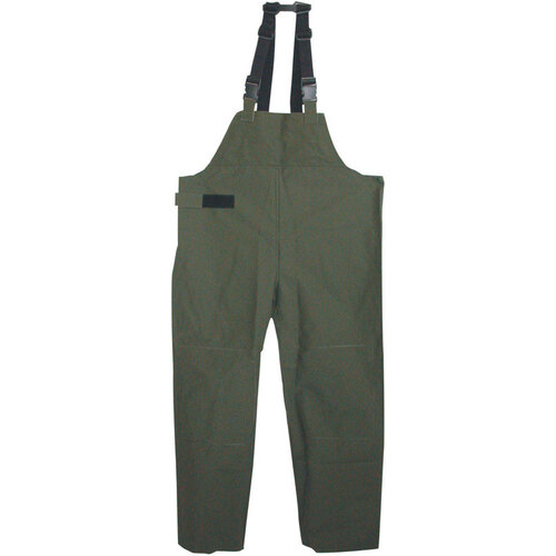 Bib Overalls Green PVC-Coated Polyester L Green