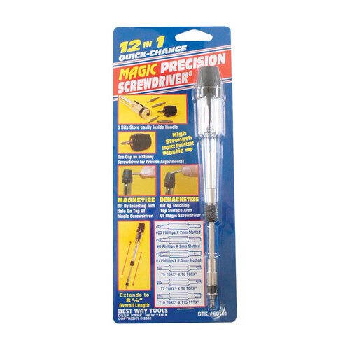 Best Way Tools 60101 12-in-1 Screwdriver 8 1/4"