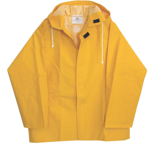 Rain Jacket Yellow PVC-Coated Polyester L Yellow