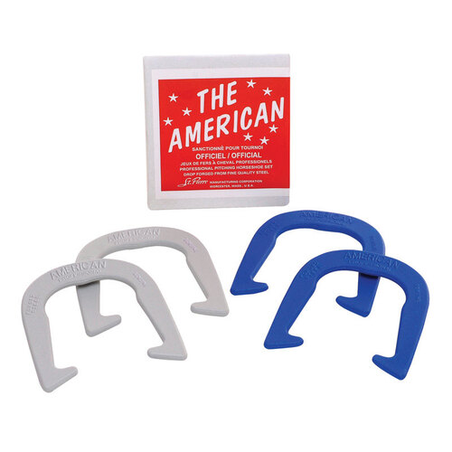 The American AS2 Horseshoes Official Size 10.5 White/Blue