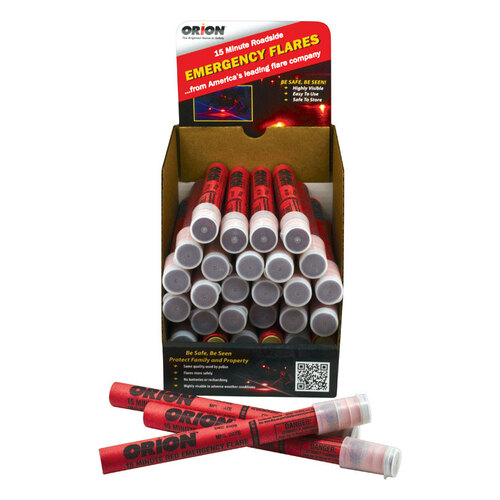 ORION 4715 Safety Flares 36 pc Red