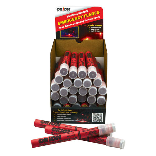 Safety Flares 36 pc Red