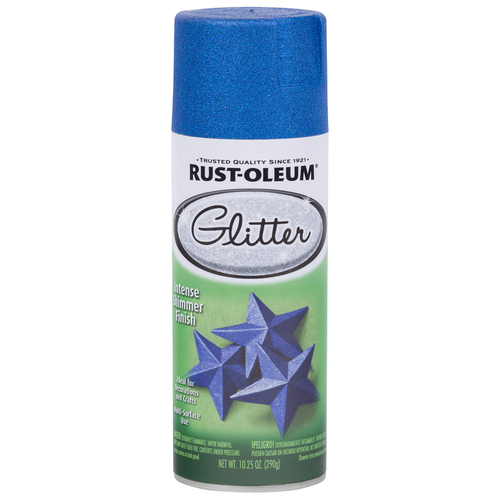 RustOleum 299425XCP6 Glitter Spray Gloss Royal Blue 10.25 oz Royal