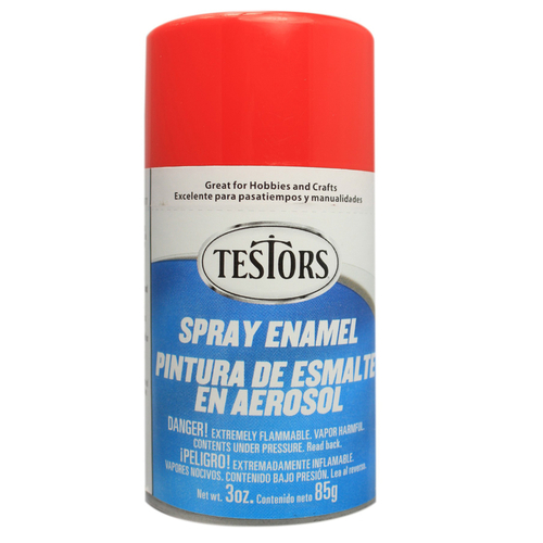 Testors 1231T Spray Paint Gloss Bright Red 3 oz Bright Red