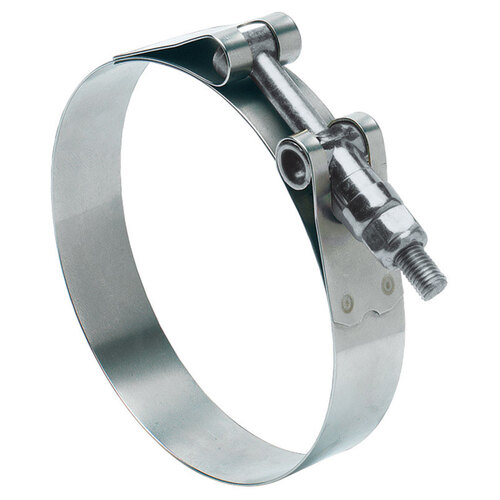 Ideal 300100163553 Hose Clamp With Tongue Bridge Tridon 1-5/8" 1-7/8" 163 Silver Stainless Steel Band T-Bol Silver