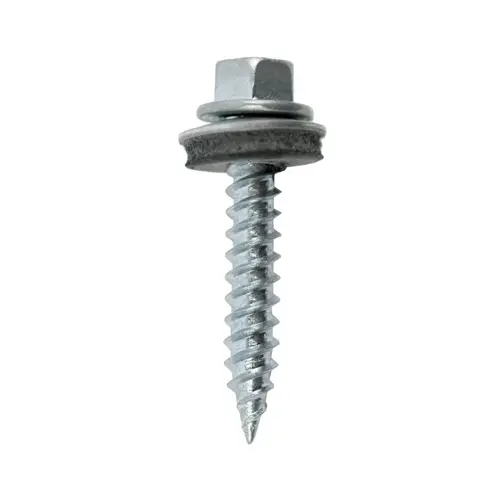 Sheet Metal Screws Pro-Twist No. 9 Sizes X 1-1/2" L Hex Round Washer Head 1 lb Zinc-Plated