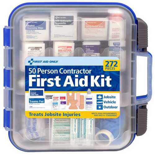 First Aid Only 91300 50 Person First Aid Kit Contractor Multicolored Multicolored