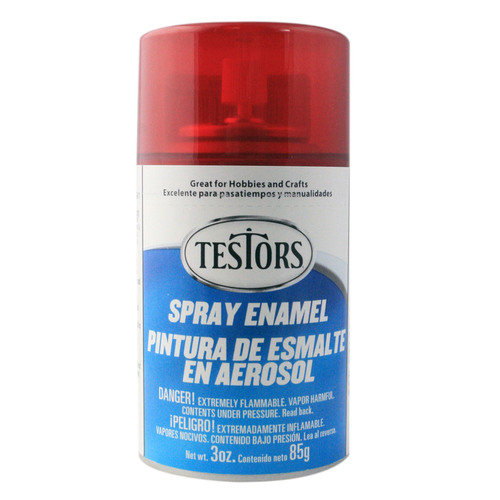 Testors 1605T Spray Paint Metallic Custom Red 3 oz Custom Red