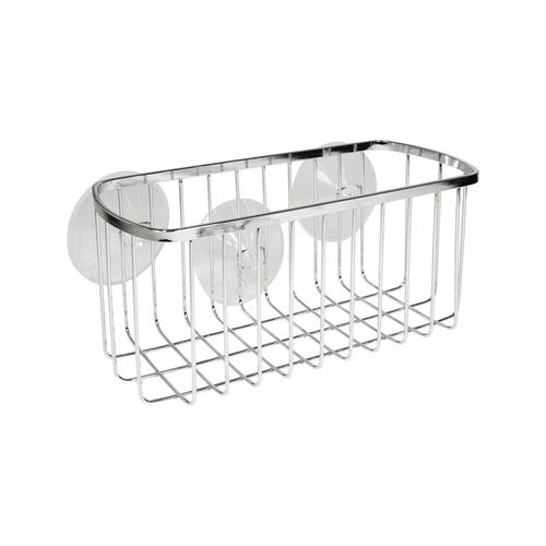 Shower Basket 4 H X 9" W X 4" L Chrome Silver Chrome