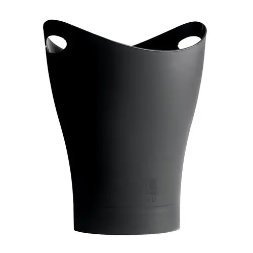 Wastebasket Garbino Black Black - pack of 6