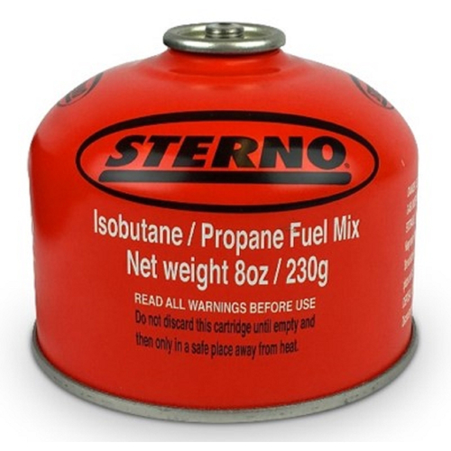 STERNO 50142 Butane Fuel Steel 8 oz Red