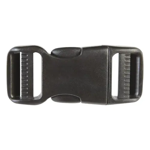 Cargo Strap Snap Buckle 3" L Black 70 lb Black