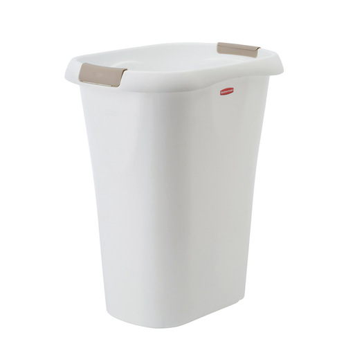 Rubbermaid 5L6000WHT Wastebasket 8 gal White Polypropylene Open Top White