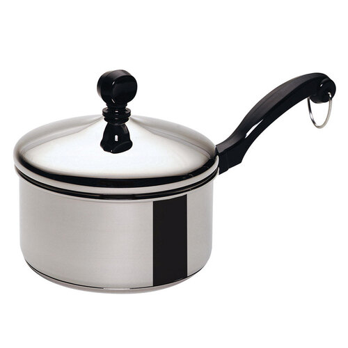 Saucepan Classic Series Stainless Steel 1 qt Silver Silver