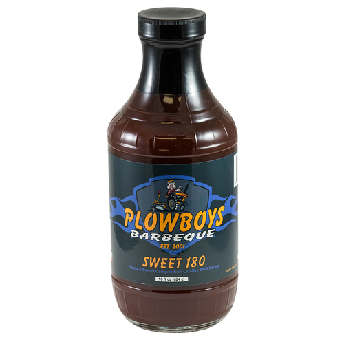 Plowboys BBQ Sweet 180 BBQ Sauce, 16 oz - pack of 6