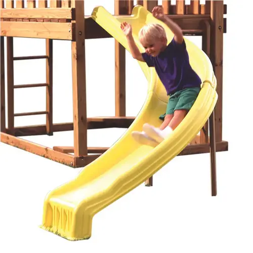 Swing-N-Slide NE 4678-1YB 9-1/2 Ft. L. Yellow Plastic Side Winder Slide