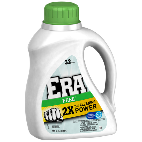 ERA 12897 Era Laundry Detergent Liquid 2X High Suds Scent Free Free