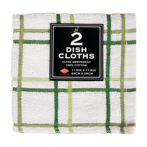 Dish Cloth Cactus Cotton Check Cactus