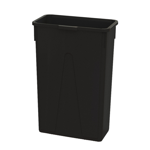 Value Plus 23 Gallon Slim Black Container, 1 Count