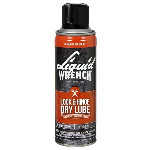 Liquid Wrench LH04 Dry Lubricant Lock and Hinge 4.5 oz
