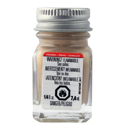Testors 1167TT Enamel Paint Flat Tan 0.25 oz Tan