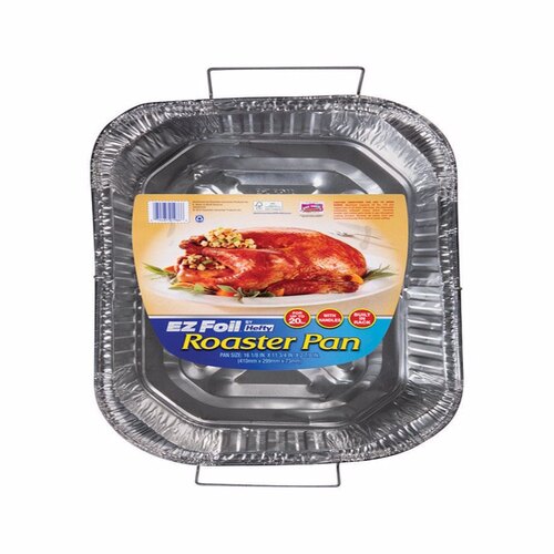 Roasting Rack and Pan EZ Foil 11-3/4" W X 16-1/8" L Silver Silver - pack of 12