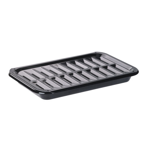 Range Kleen BP106X Broiler Pan and Grill Porcelain 8.625" W X 13" L Gloss