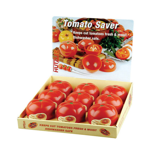 Tomato Saver 4" L Red Plastic Bright
