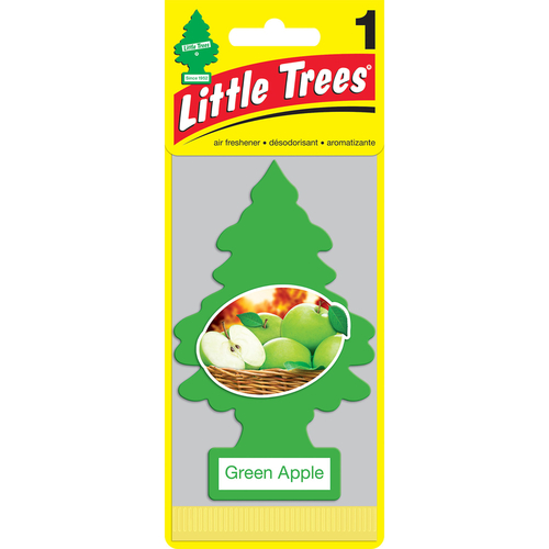 Little Trees U1P-10316 Hanging Paper Car Air Freshener Green Green