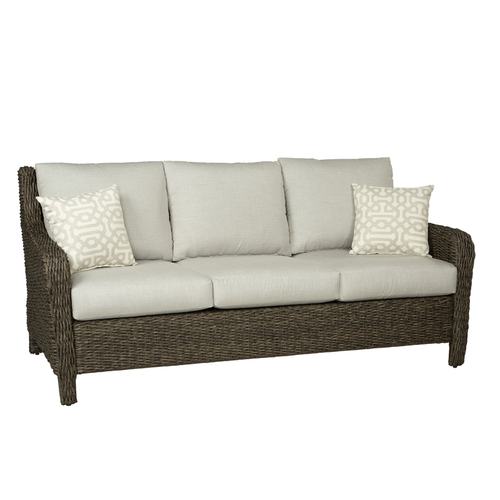 Living Accents ACE21040T Sofa Rochdale Brown Wicker Frame Gray