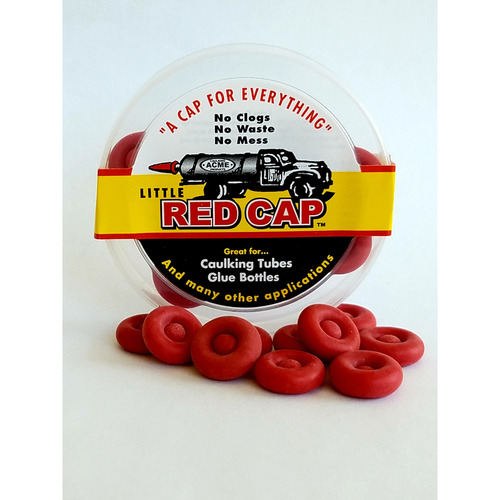 Little Red Cap LRC.2 Reusable Caulking Caps Red Professional Rubber Red